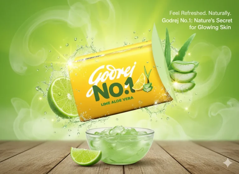 Godrej No.1 Lime & Aloe Vera Soap – ताजगी और नमी का परफेक्ट कॉम्बिनेशन