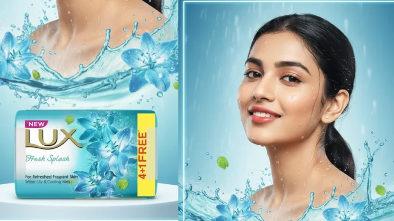 LUX Fresh Splash Water Lily & Cooling Mint Soap Bar – ठंडक और ताजगी का असली एहसास